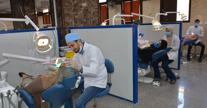 افتتاح قسم الأشعة والفم بمستشفى طب أسنان جامعة أسيوط