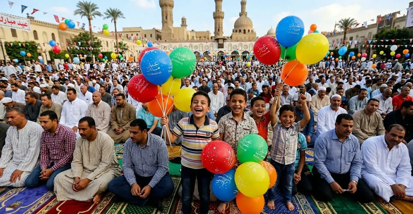 موعد صلاة عيد الفطر 2026 في تلا والشهداء ومدينة السادات بمحافظة المنوفية