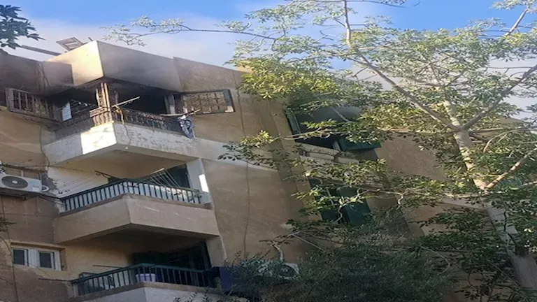 مصرع مدير بنك في محاولة هروبه من حريق شقته السكنية بأكتوبر