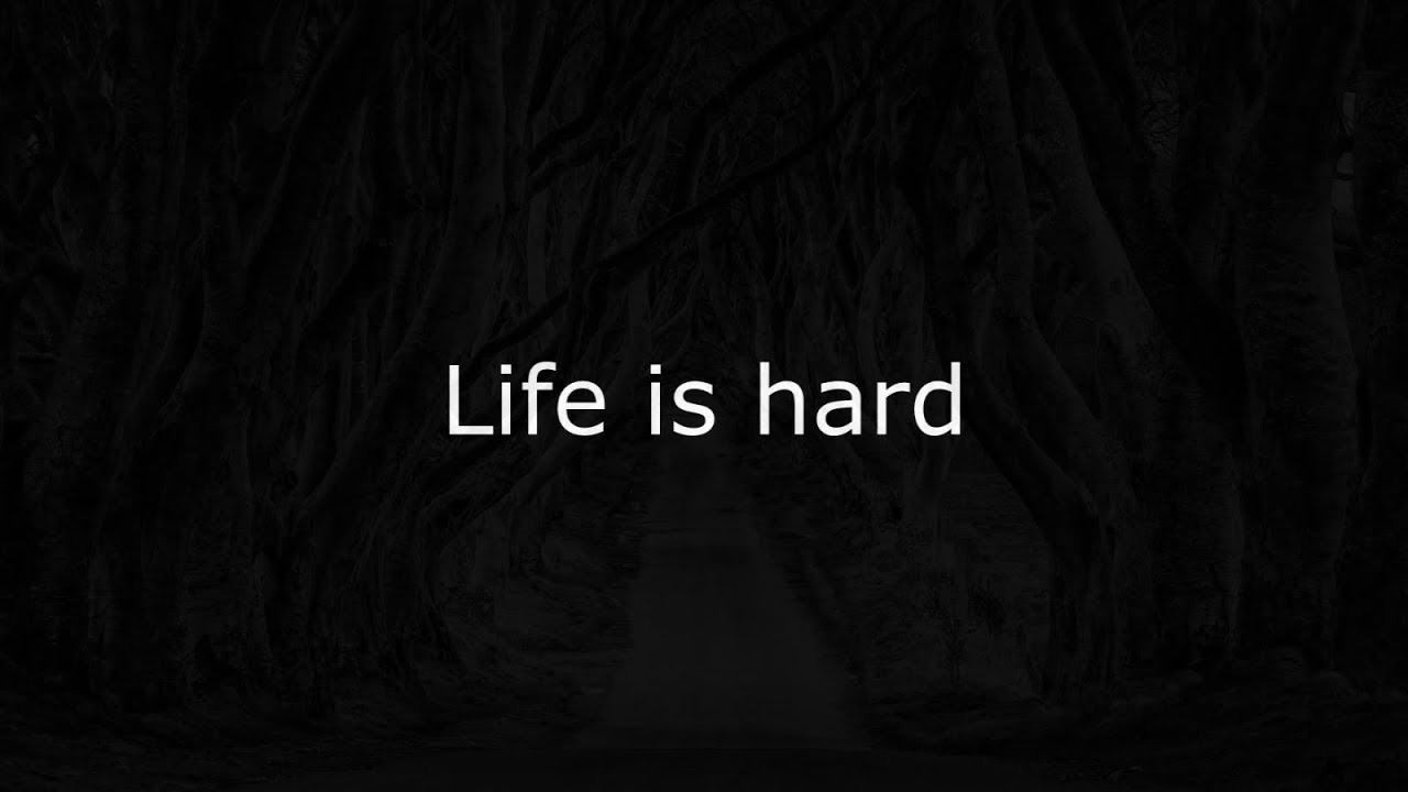 كلمات أغنية life is hard لكن جميلة.. بالفيديو شبابيك