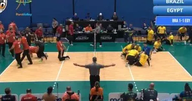 تتويج منتخب مصر لكرة الطائرة جلوس بطلا للعالم