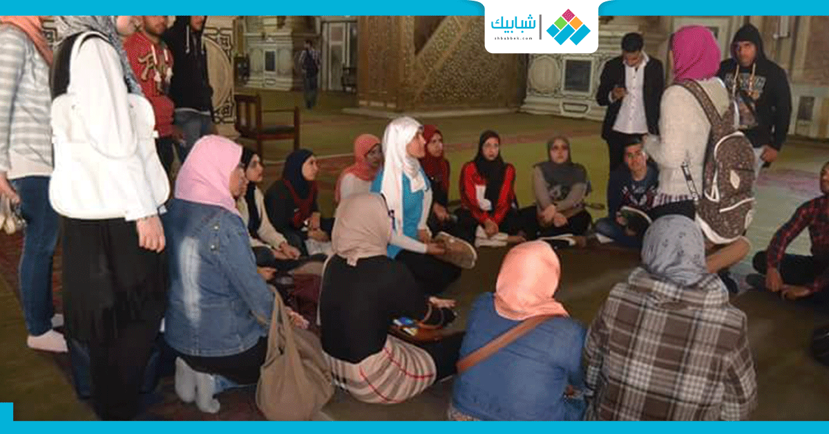 صور| رحلة نموذج «اليونسكو» بجامعة القاهرة إلى مجمع الأديان 