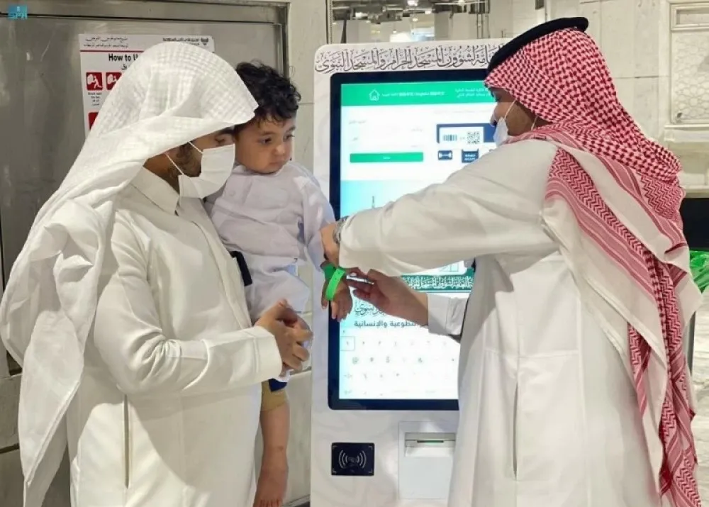 السوار التعريفي للأطفال بالمسجد الحرام.. أماكن الحصول عليه