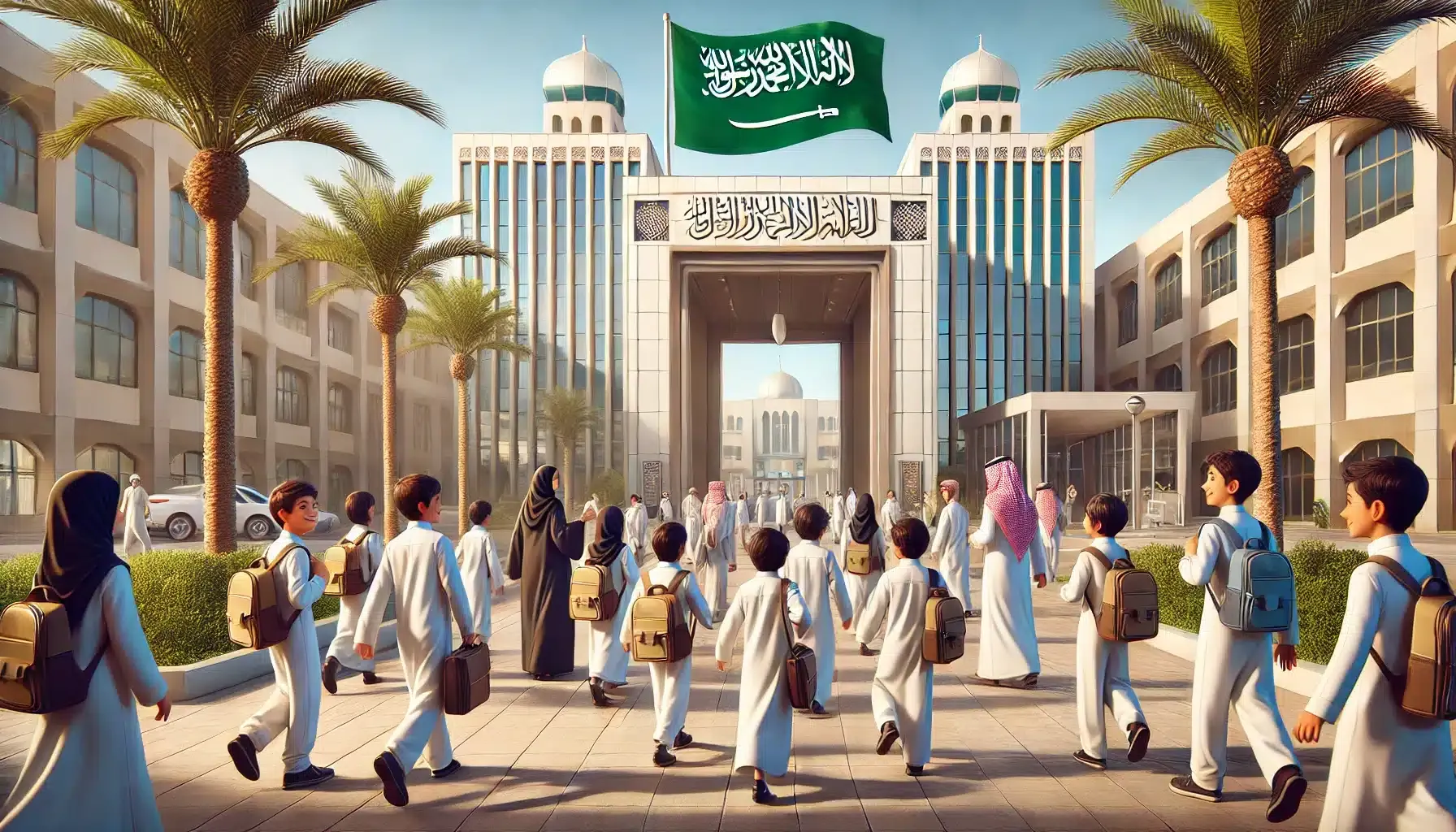 موعد الطابور الصباحي عسير بعد تطبيق التوقيت الشتوي