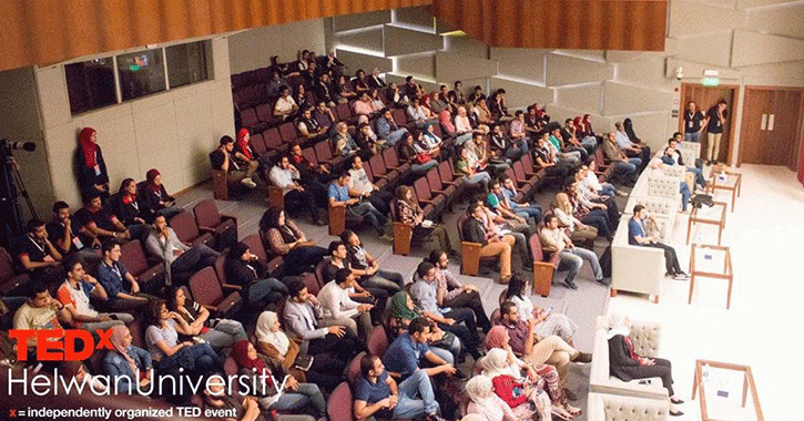  «TEDx» جامعة حلوان يفتح باب التسجيل للطلاب 