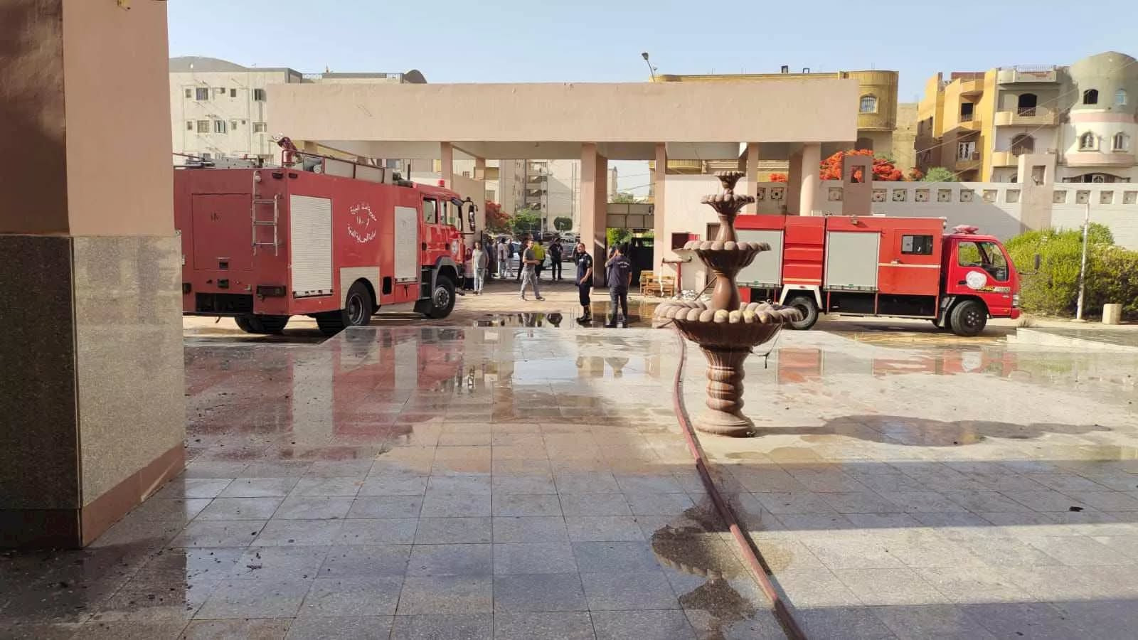  حريق مدرسة الشيخ زايد للثانوية بنات.. سبب اشتعال النيران وإخلاء الطالبات (فيديو وصور) 