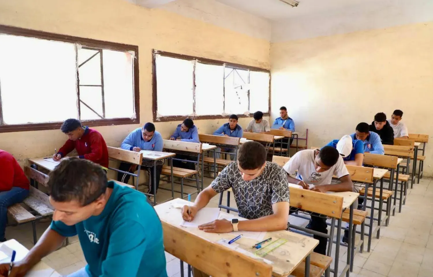 جدول امتحانات الصف الثالث الثانوي الفني الفندقي إعداد مهني نظام 3 سنوات 2026.