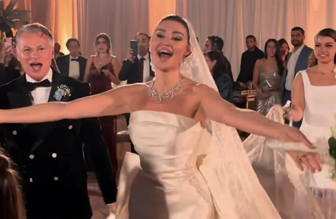 أروى جودة تحتفل بزفافها مرتين بالمصري والإيطالي (صور)