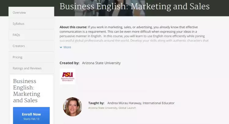 كورس business english