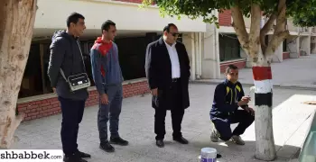 بالصور.. معسكر طلاب تربية رياضية لتجميل جامعة سوهاج