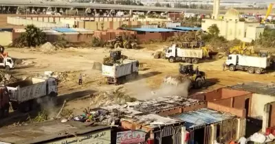 تحت شعار وانتهت أسطورة الدار.. جهاز مدينة 6 أكتوبر يهدم دار ليلة القدر نهائيًا (صور وفيديوهات)