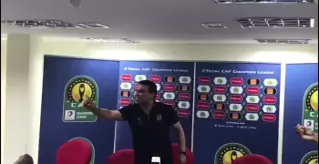 «البدري» لمراسل «بي إن سبورت»: «أنا بحافظ على بلدي.. دي سياسة دولة»