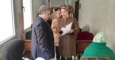 رئيس جامعة بنها يتفقد امتحانات كليتي الآداب والتجارة