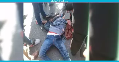 صور| دهس طالب بجامعة الأزهر عقب خروجه من لجنة الامتحان