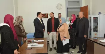 نائب رئيس جامعة أسيوط يتفقد مستشفى الطلبة