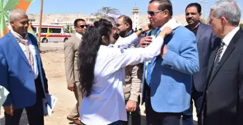 رئيس جامعة سوهاج يفتتح المهرجان الكشفي بمشاركة 200 طالب وطالبة