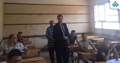 نائب وزير التعليم يتابع لجان امتحان الدور الثاني للدبلومات الفنية