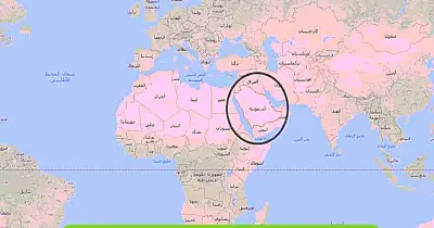 الموقع الجغرافي للمملكة العربية السعودية هو الجنوب الشرقي من قارة آسيا. صواب خطأ