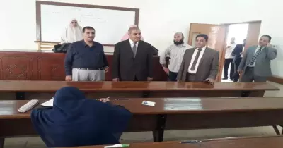 رئيس جامعة الأزهر يتفقد لجان امتحانات كلية الدراسات العليا