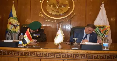 بروتوكول تعاون بين جامعة بنها وأكاديمية ناصر العسكرية لتوعية الطلاب