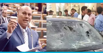 لحظة صفع نائب الفيوم لمشرفة أمن الجامعة على وجهها (فيديو)