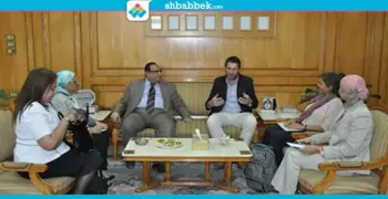 لمناقشة احتياجات الطلاب السوريين.. وفد من «الثقافي البريطاني» يزور جامعة حلوان