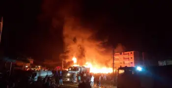 تفاصيل حريق المنوفية اليوم الجمعة وعدد الإصابات (فيديو وصور)