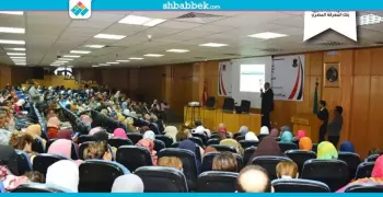 صور| للتعريف ببنك المعرفة.. جامعة المنيا تنظم ندوة للمعلمين وطلاب التعليم الأساسي
