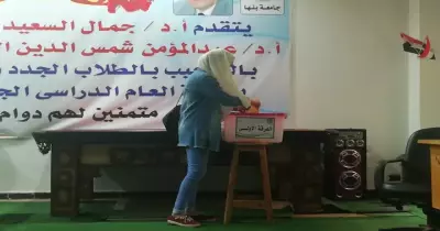 حسم انتخابات اتحاد طلاب 11 كلية بالتزكية بجامعة بنها (صور)