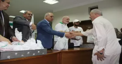 توزيع 2 طن لحوم بجامعة كفر الشيخ