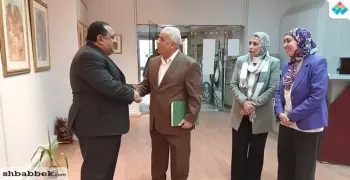 رئيس جامعة حلوان يفتتح معرض إبداعات مصرية (صور)