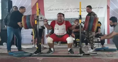 أخصائي أمن بجامعة طنطا يحصد بطولة الجمهورية للقوة البدنية