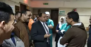 زيارة مفاجئة لرئيس جامعة بني سويف للمستشفى الجامعي