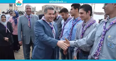 صور| بمشاركة 200 طالب.. رئيس جامعة بنها يفتتح المهرجان الكشفي رقم 15