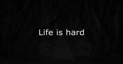 كلمات أغنية life is hard لكن جميلة.. بالفيديو