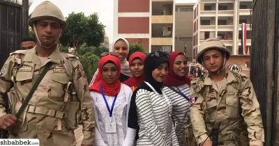 لليوم الثاني.. حشد طلاب بجامعة المنيا للمشاركة في الانتخابات الرئاسية 2018 (صور)