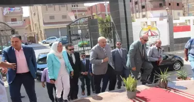 رئيس جامعة السادات يتفقد الكليات في أول أيام الدراسة