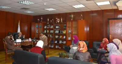 اجتماع طارئ بمدير عام المدن في جامعة مدينة السادات