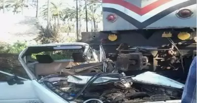 بالأسماء.. مقتل وإصابة 4 بينهم 3 أطفال في حادث قطار برشيد