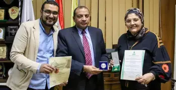 فريق بحثي بجامعة بني سويف يحصد جوائز عالمية في معرض جنيف