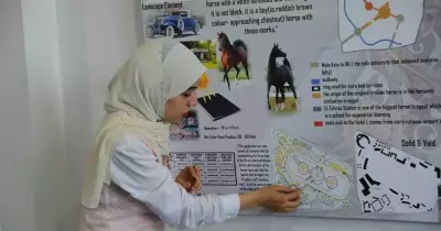 طلاب هندسة هليوبوليس يبتكرون نظام رى بالمياه المالحة لانتاج طاقة متجددة (صور)