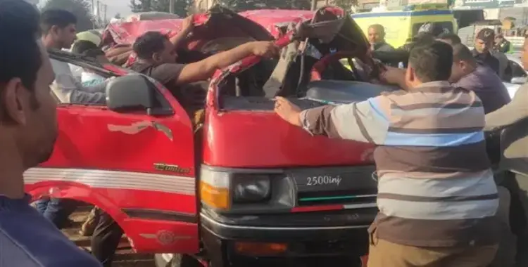  انقلاب ميكروباص في ترعة بالغربية.. قائمة الوفيات والإصابات 