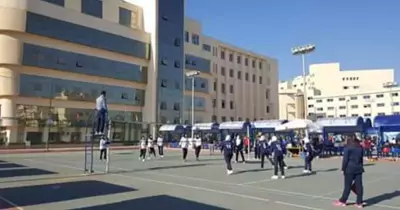 جامعة عين شمس تتأهل لدور الثمانية في مسابقة الكرة الطائرة بأسبوع شباب الجامعات