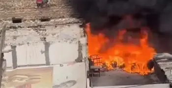حريق قرية برخيل يتجدد.. ما السبب؟