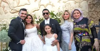 فرح أخت محمد رمضان.. تجمعات بدون كمامات (صور وفيديو)