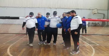 انطلاق بطولة كرة الجرس بأسبوع شباب الجامعات لمتحدي الإعاقة (صور)