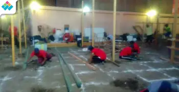 ببناء المخيمات.. جوالة عين شمس تستعد لأسبوع شباب الجامعات بالمنوفية (صور)