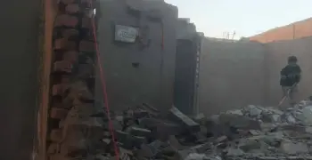 ماسورة مياه تهدم مباني قرية جريس بالمنوفية (صور)