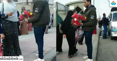شاب ينتظر طالبة أمام جامعة الأزهر بـ«الدبدوب».. شاهد صور الحب على أبواب الأزهر