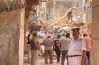 انهيار عقار حدائق القبة ومصرع أحد السكان.. (صور)